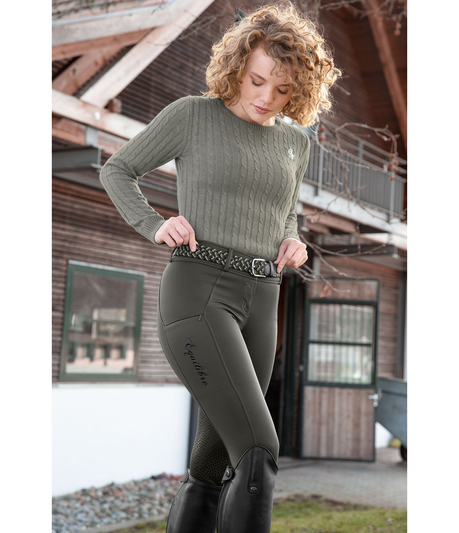 Hybrid Grip Thermal Full Seat Breeches Marleen