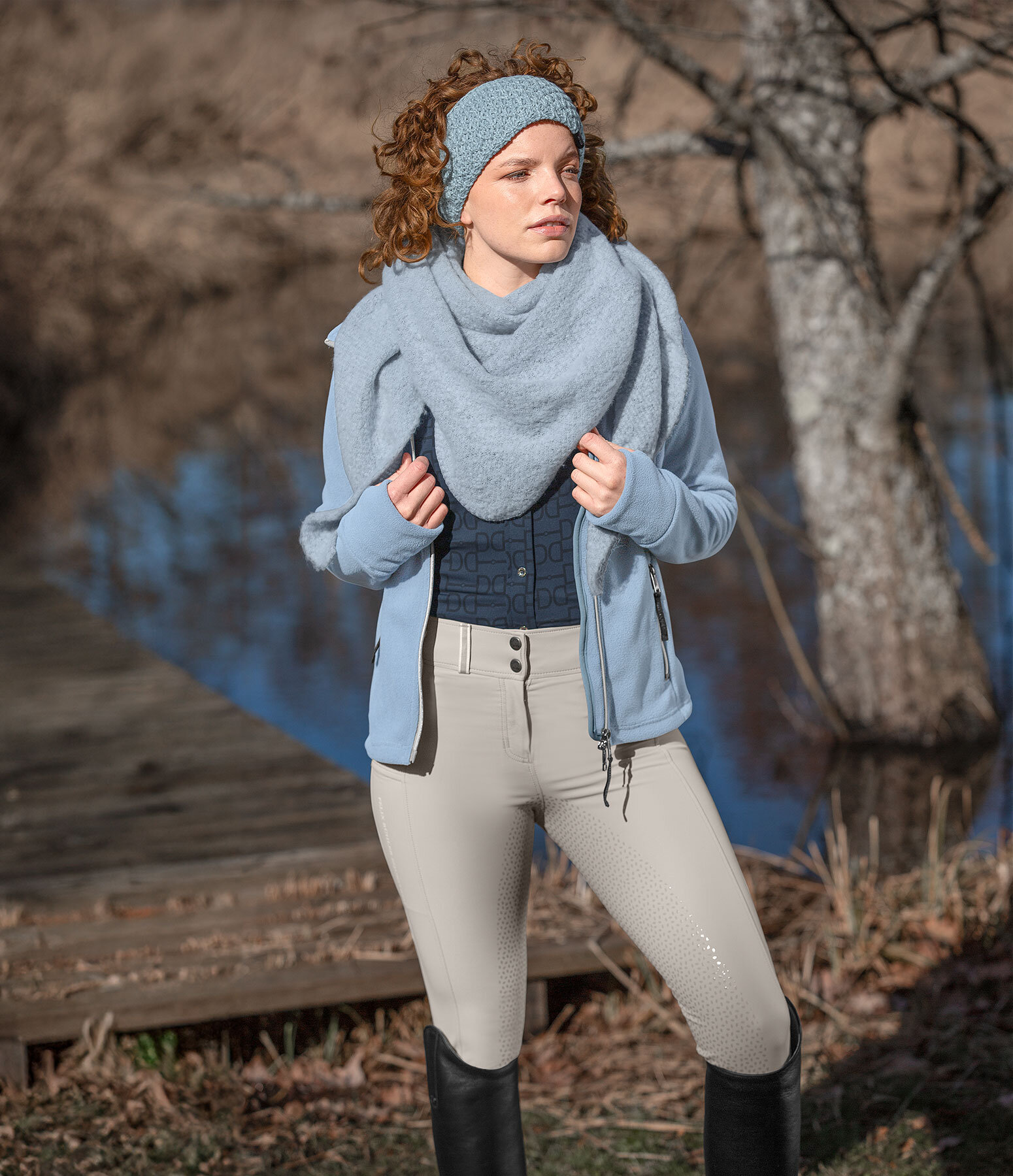 Women's Outfit Lena in Blue Grey