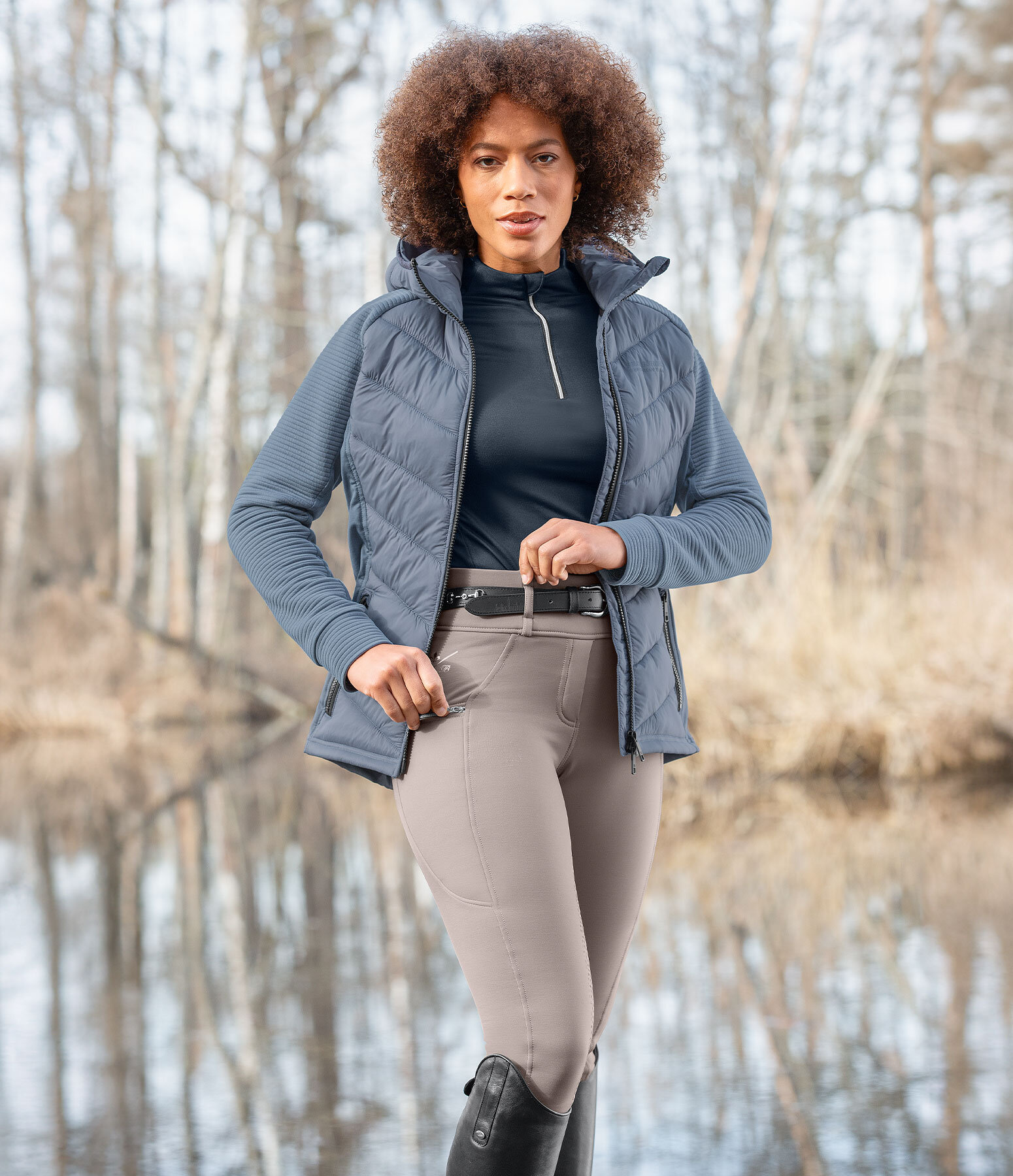 Women's Outfit Shelly in Smoky Blue