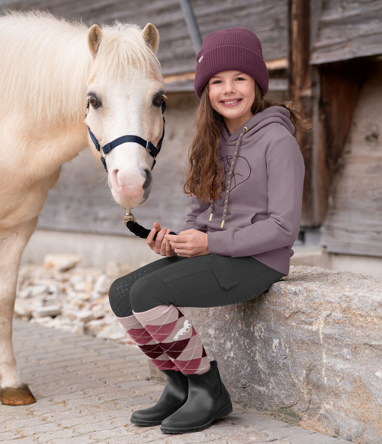 Children's Outfit Fritzi II in Cassis