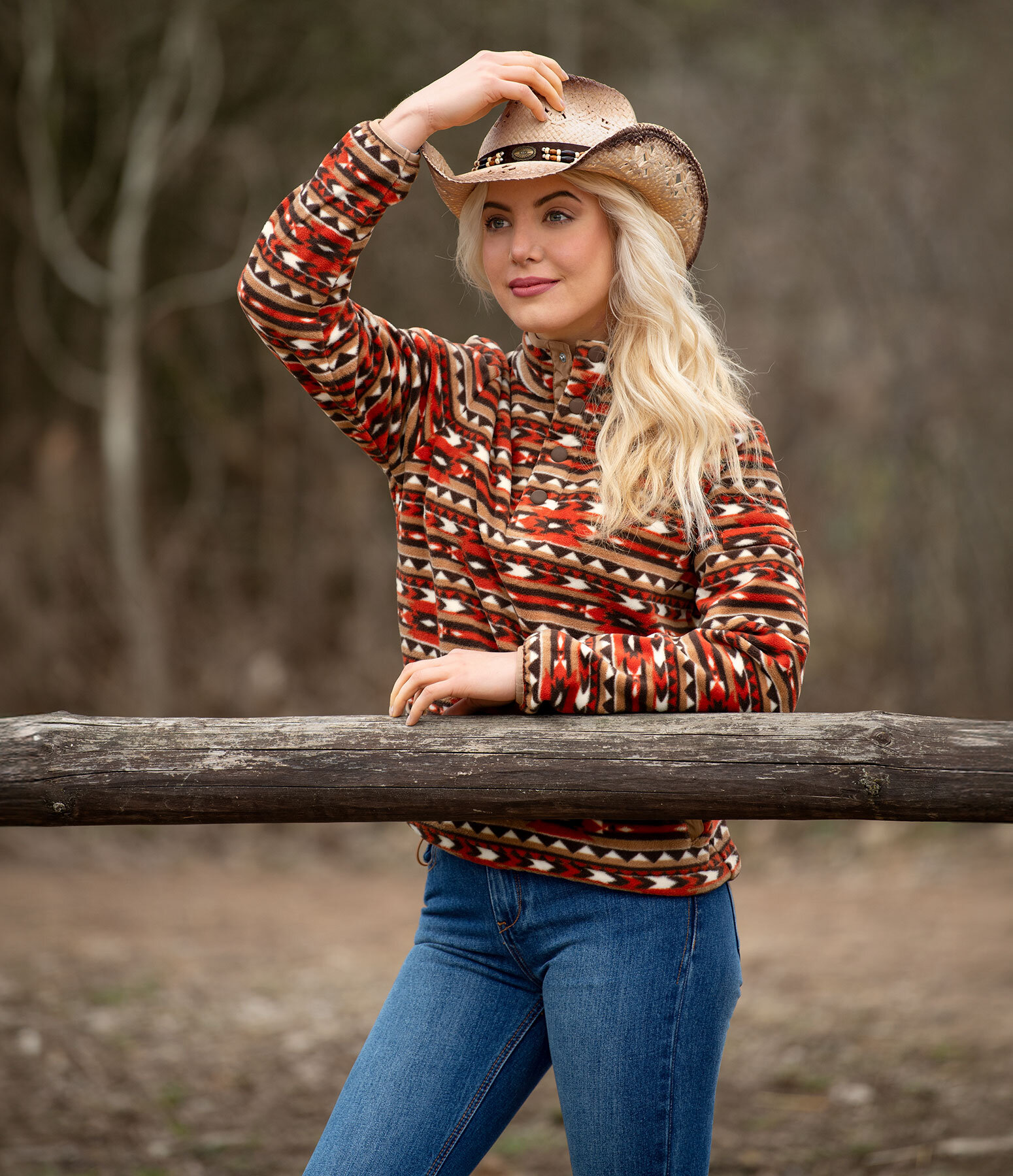 Western Outfit Sally in Rusty Brown