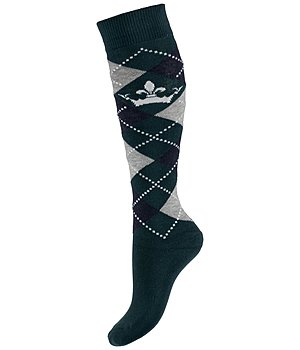 Felix Bhler Argyle Knee Socks - 750314-2-GL