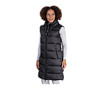 Quilted Long Gilet Amber