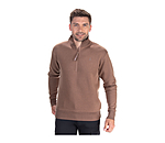 Men's Sweatshirt with zip up collar Portland