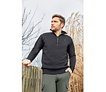 Men's Sweatshirt with zip up collar Portland