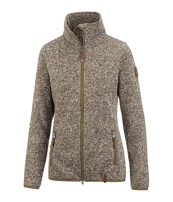 Ladies Knitted Fleece Jacket Zola