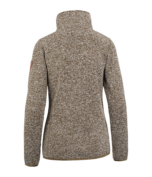 Ladies Knitted Fleece Jacket Zola