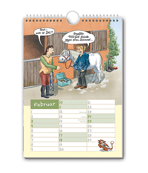 Horse Tales: Comic Calendar 2025