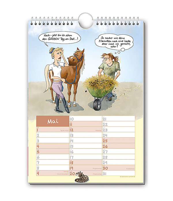 Horse Tales: Comic Calendar 2025