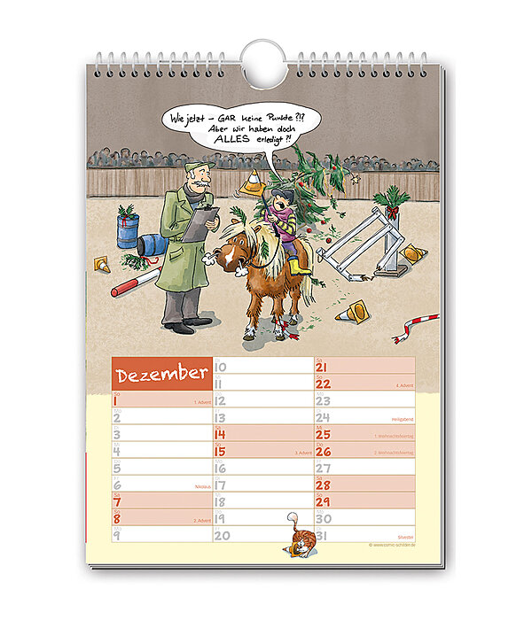 Horse Tales: Comic Calendar 2025