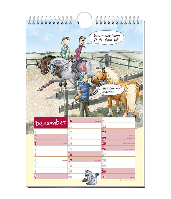 Horse Tales: Comic Calendar 2025