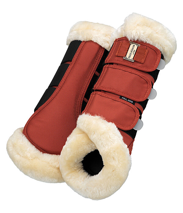 Teddy Fleece Dressage Boots Essential, hind legs