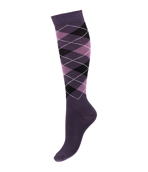 Argyle Knee Socks