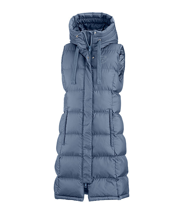 Hooded Long Gilet Clara