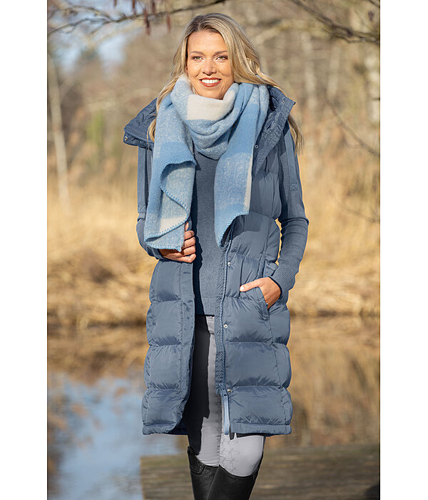 Hooded Long Gilet Clara