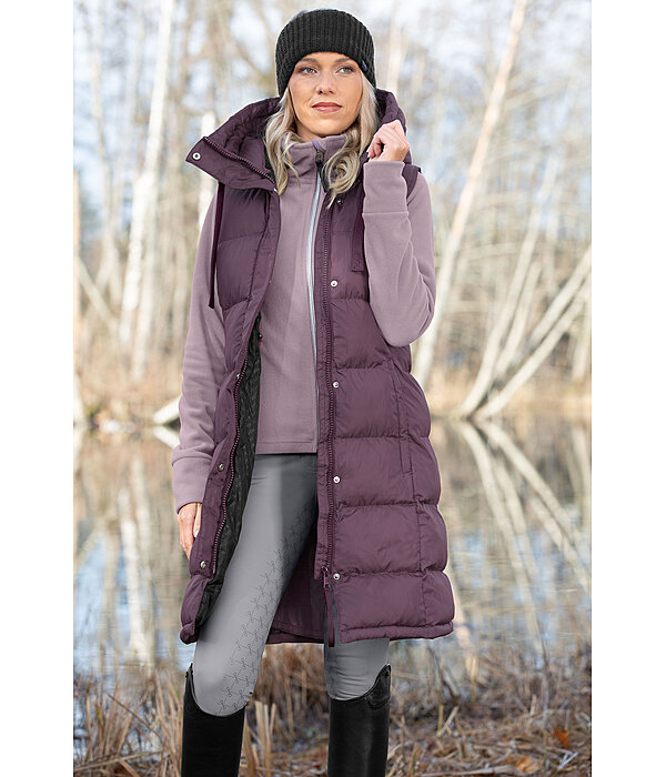 Hooded Long Gilet Clara