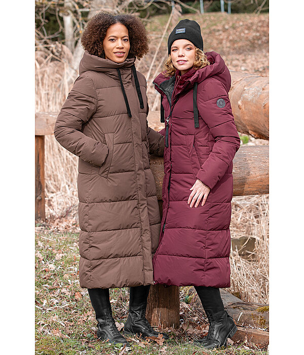 Hooded Quilted Riding Coat Anne