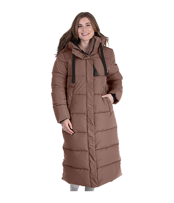 Hooded Quilted Riding Coat Anne