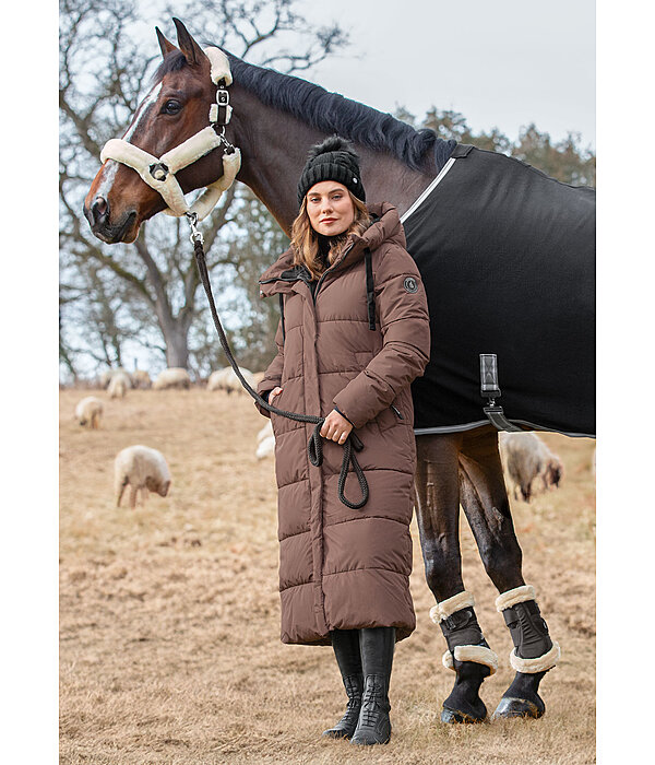 Hooded Quilted Riding Coat Anne