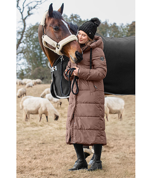 Hooded Quilted Riding Coat Anne