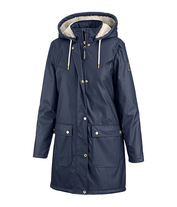 Teddy Fleece Hooded Rain Coat Paris