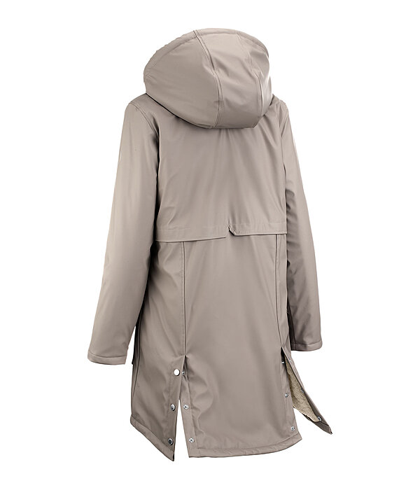 Teddy Fleece Hooded Rain Coat Paris