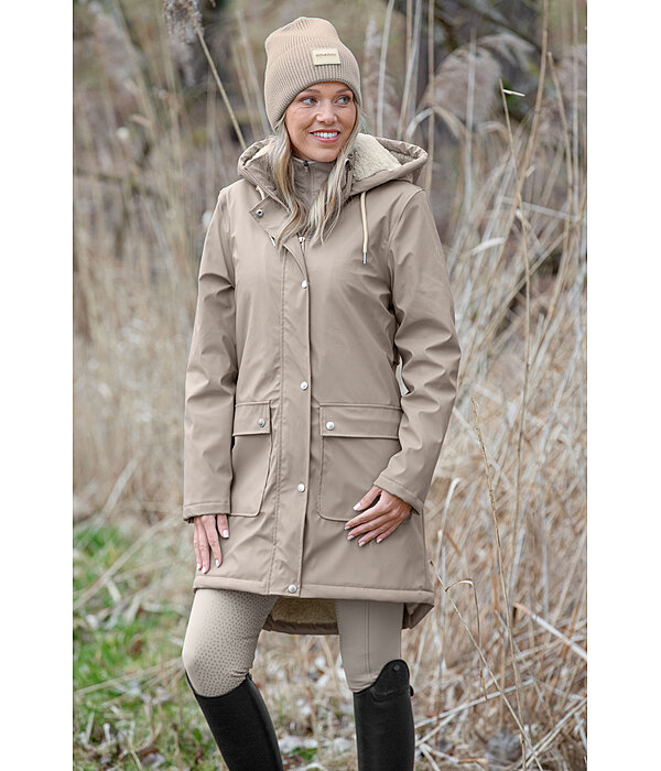 Teddy Fleece Hooded Rain Coat Paris