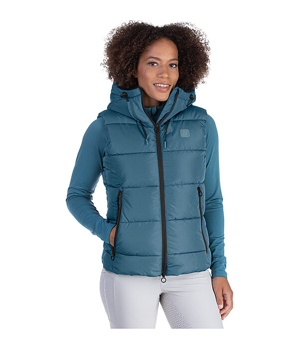 Hooded Quilted Riding Gilet Mira III