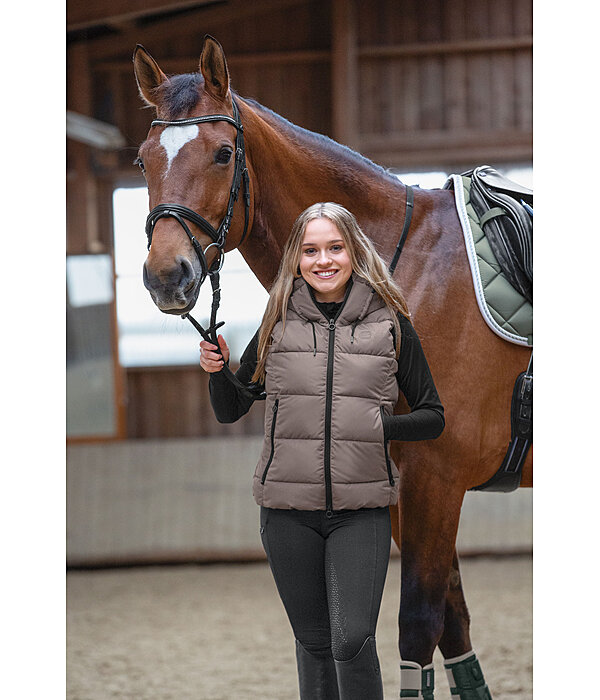 Hooded Quilted Riding Gilet Mira III