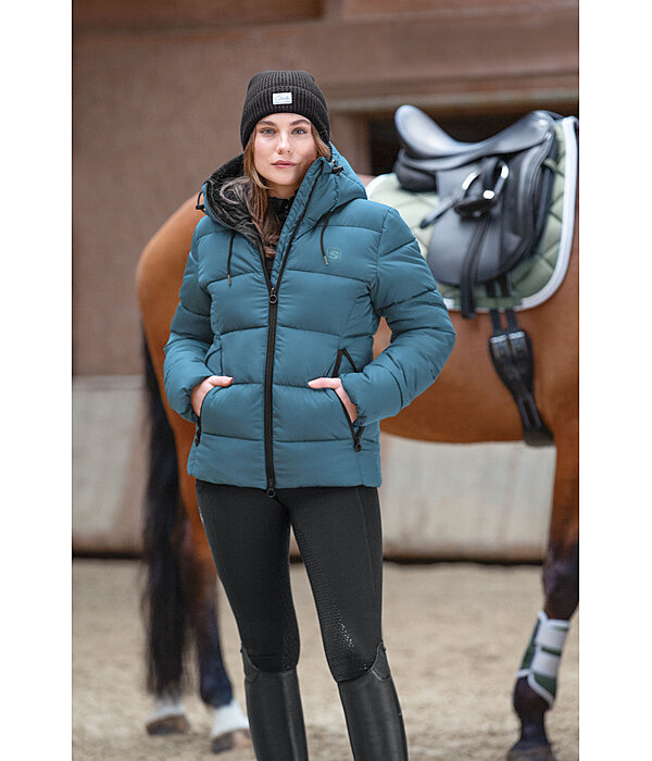 Hooded Quilted Riding Jacket Leela II