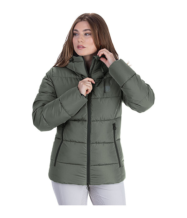 Hooded Quilted Riding Jacket Leela II