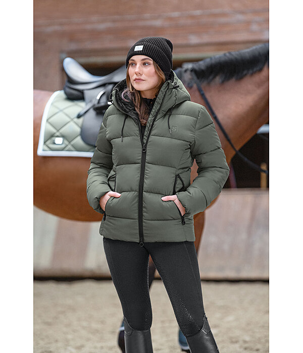 Hooded Quilted Riding Jacket Leela II