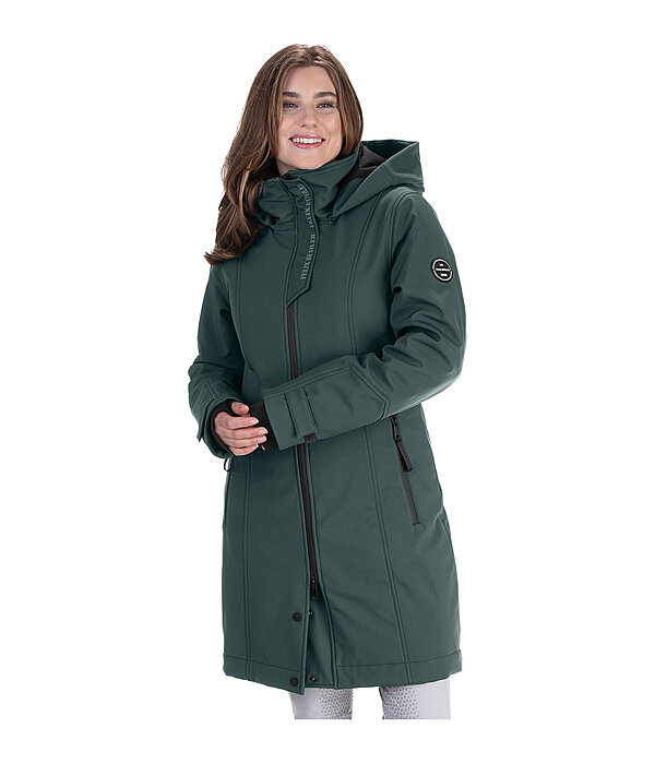 Hooded Softshell Riding Coat Aurelie