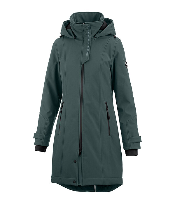 Hooded Softshell Riding Coat Aurelie