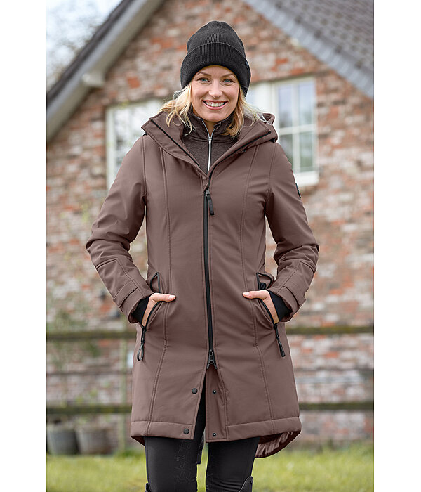 Hooded Softshell Riding Coat Aurelie