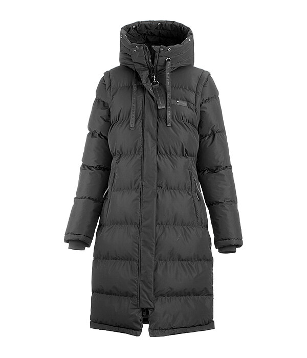 2-in-1 Quilted Riding Coat Eleonor