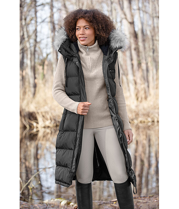 2-in-1 Quilted Riding Coat Eleonor