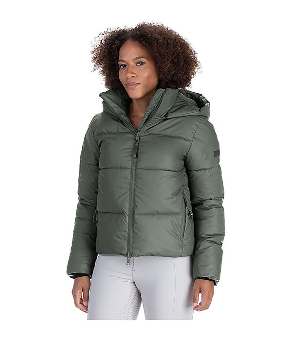 Hooded Quilted Riding Jacket Corinne