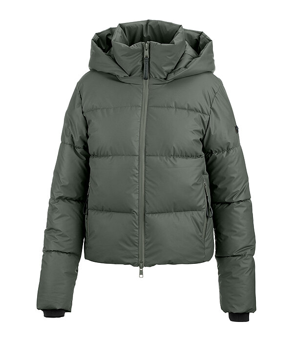 Hooded Quilted Riding Jacket Corinne