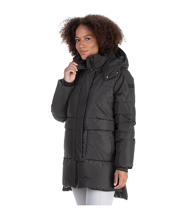 Hooded Quilted Riding Parka Miali