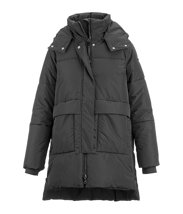 Hooded Quilted Riding Parka Miali