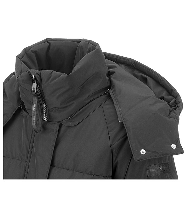 Hooded Quilted Riding Parka Miali