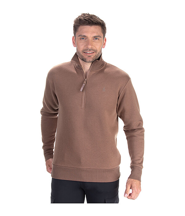 Men's Sweatshirt with zip up collar Portland