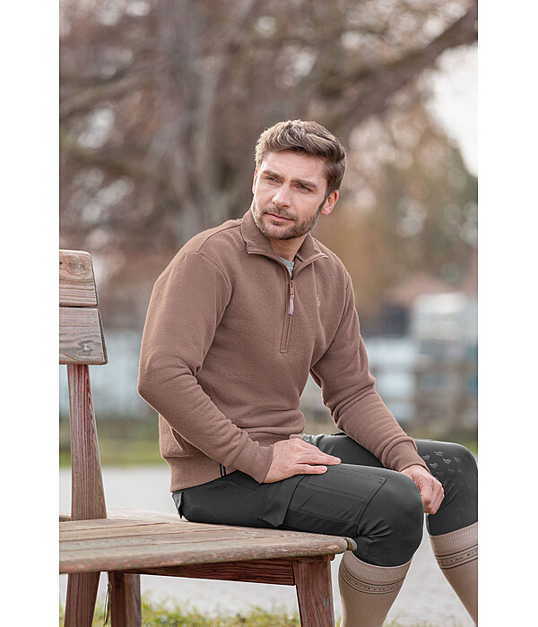 Men's Sweatshirt with zip up collar Portland