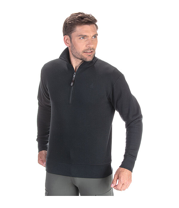 Men's Sweatshirt with zip up collar Portland