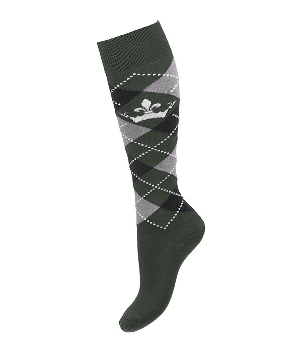 Argyle Knee Socks