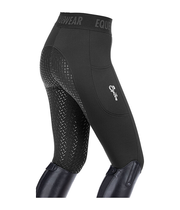 Children's Hybrid Grip Thermal Full Seat Riding Tights Malea