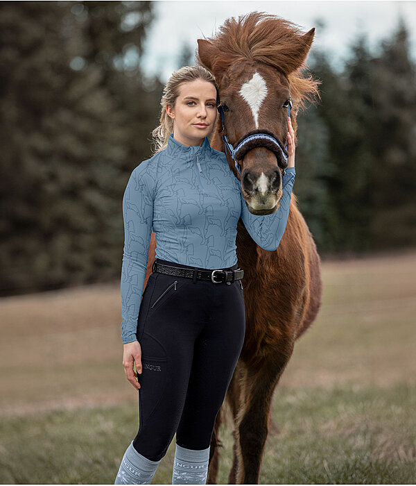 Icelandic Outfit Asta in Grey/Light Blue